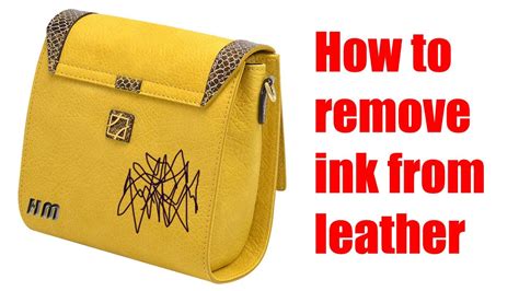 removing ballpoint ink from leather.